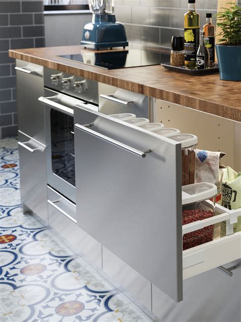 stainless cabinets ikea